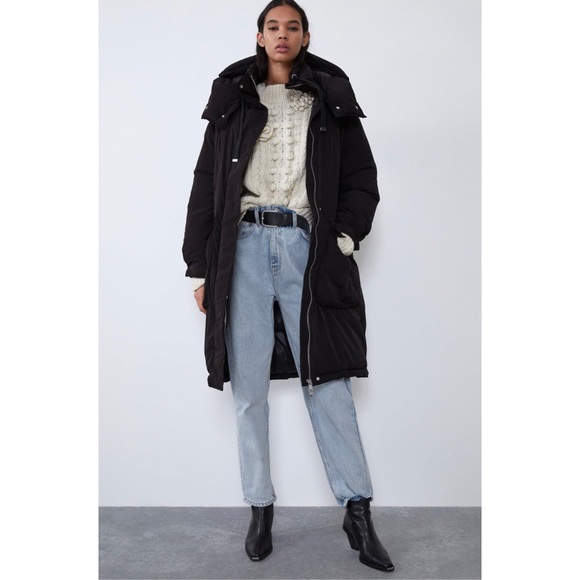 puffer coat zara